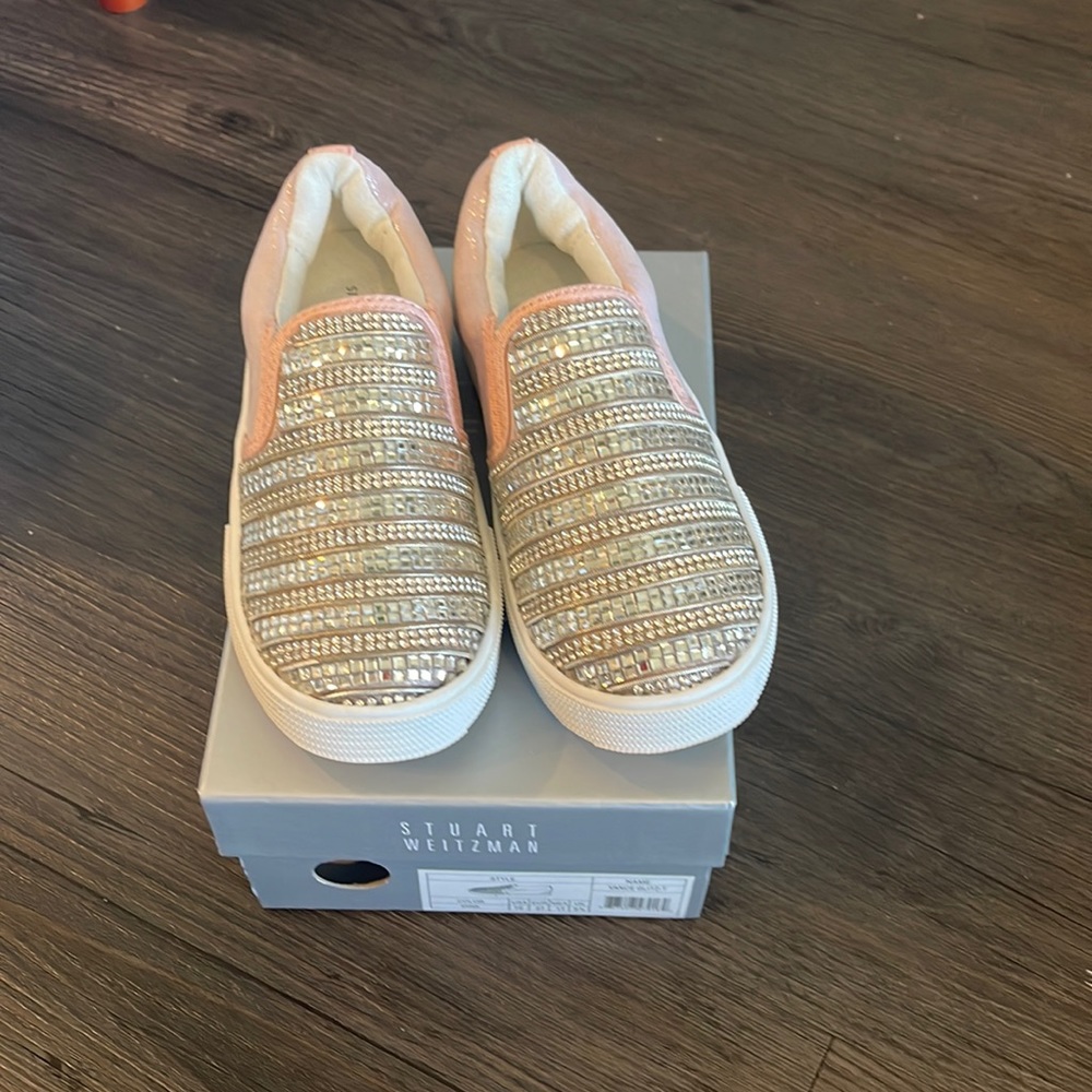 Stuart Weitzman - Vance Glitz toddler girls size 10 NIB shoes